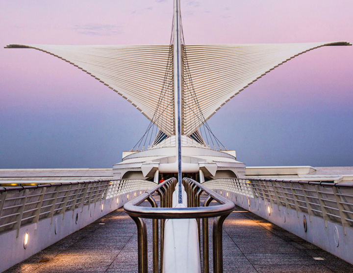 Exterior of Milwaukee Art Museum
