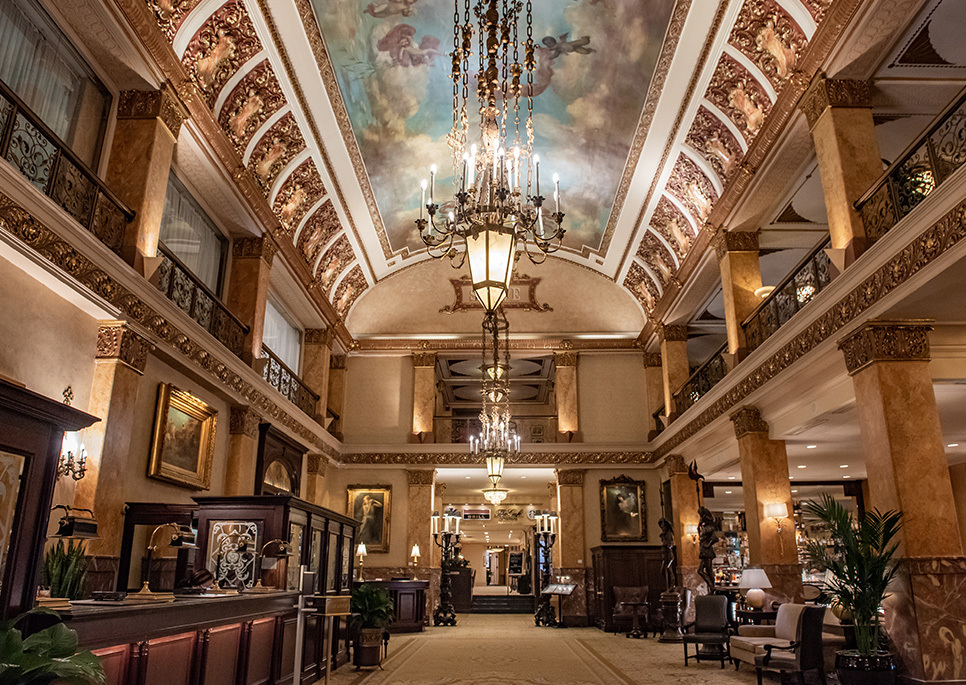 View of lobby entrance of hotel