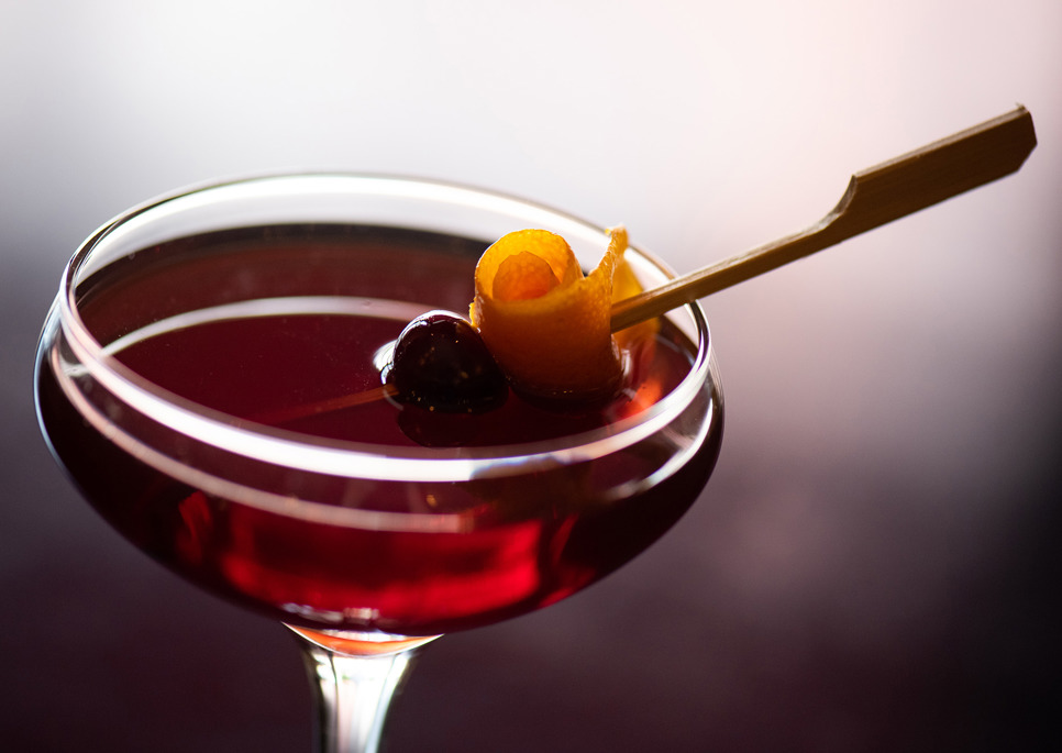 Cocktail drink close up