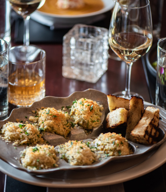 Appetizers and drinks 