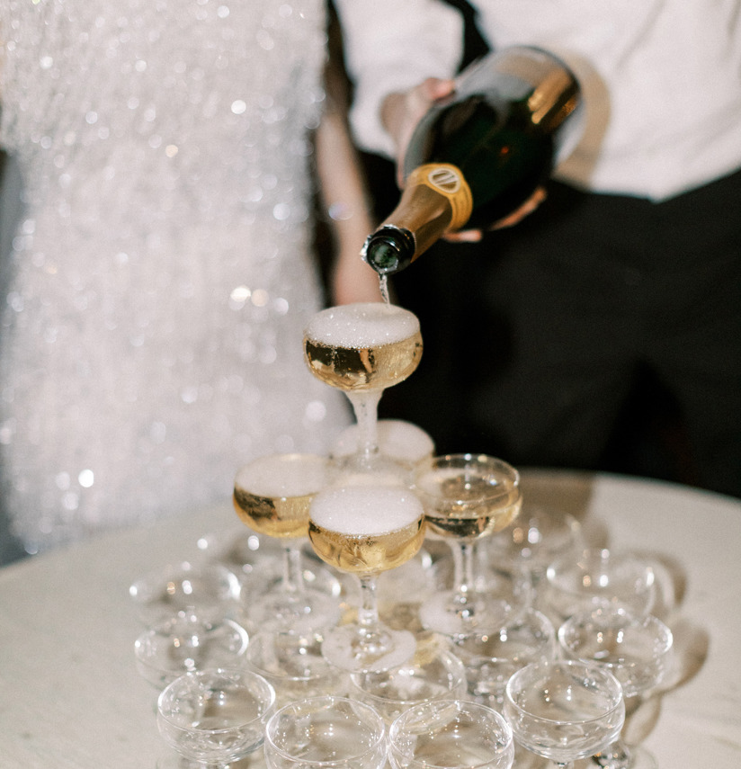 Champagne fountain