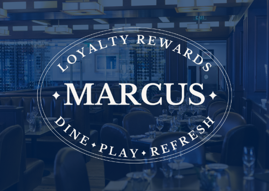 Marcus logo bar area