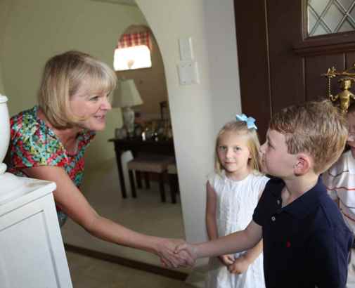 Shaking Hands With Children (2)