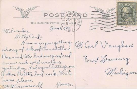 1911 postcard back