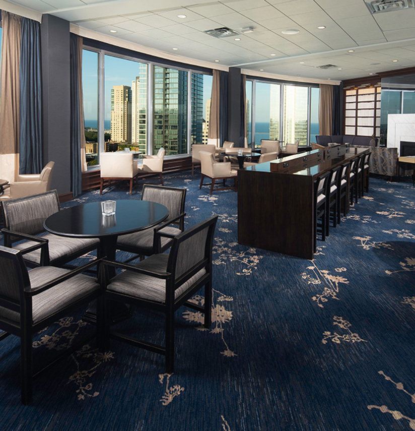 Meeting lounge area in hotel