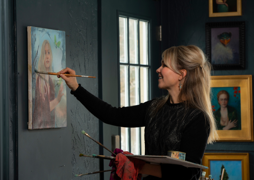 Sasha Painting